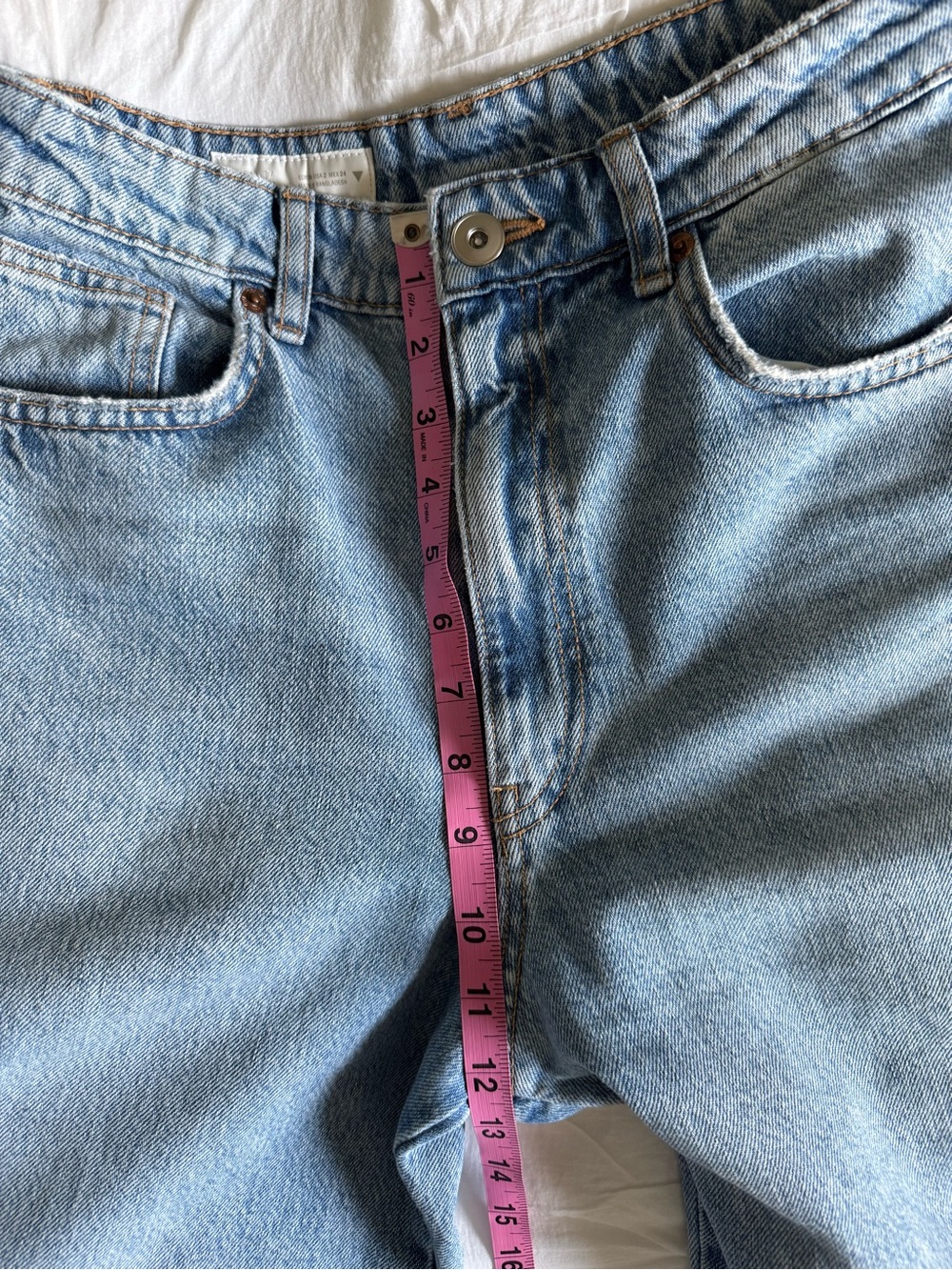 Zara Light Blue Barrel Jeans - Picture 4 of 7